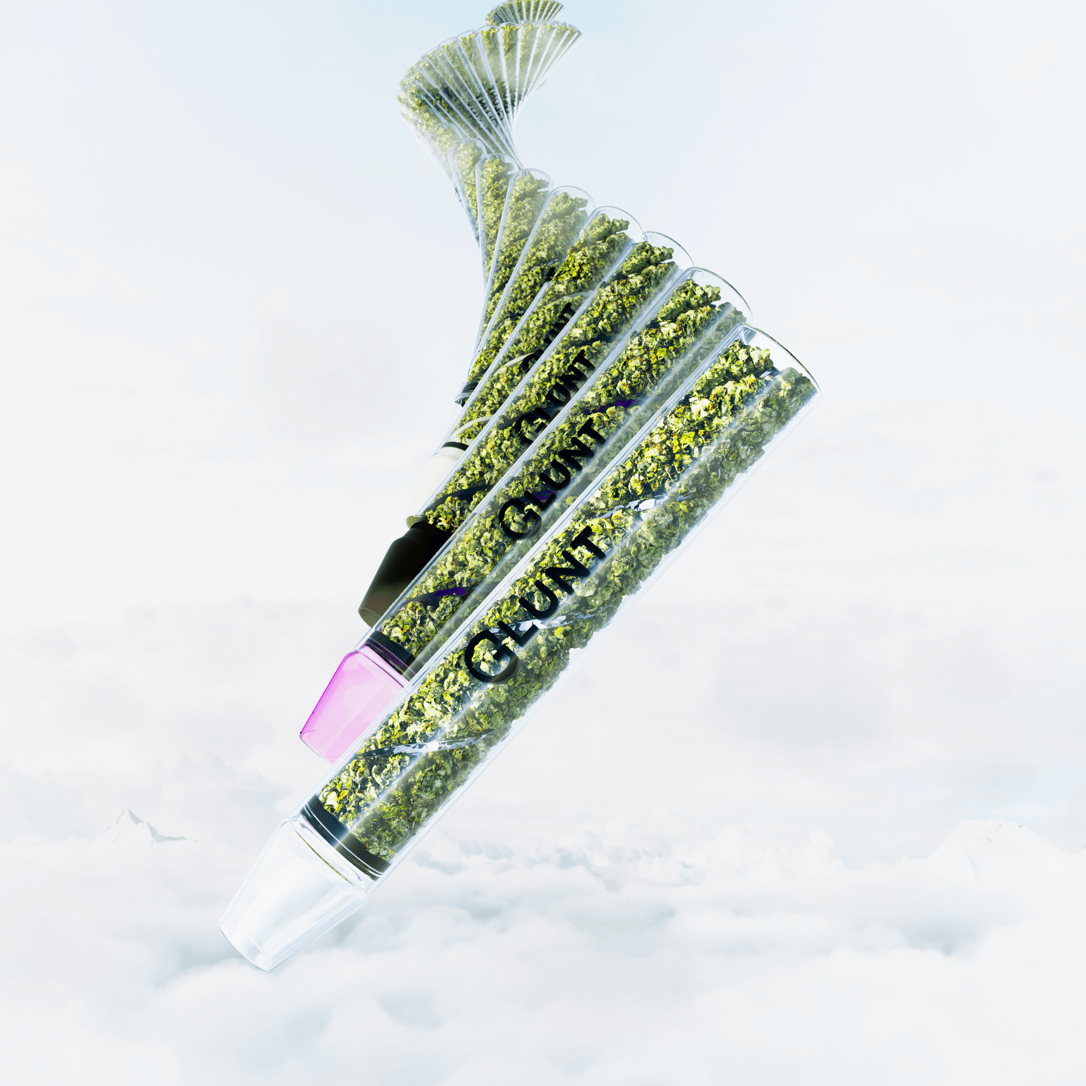 Glunt — Scalp massager on moss