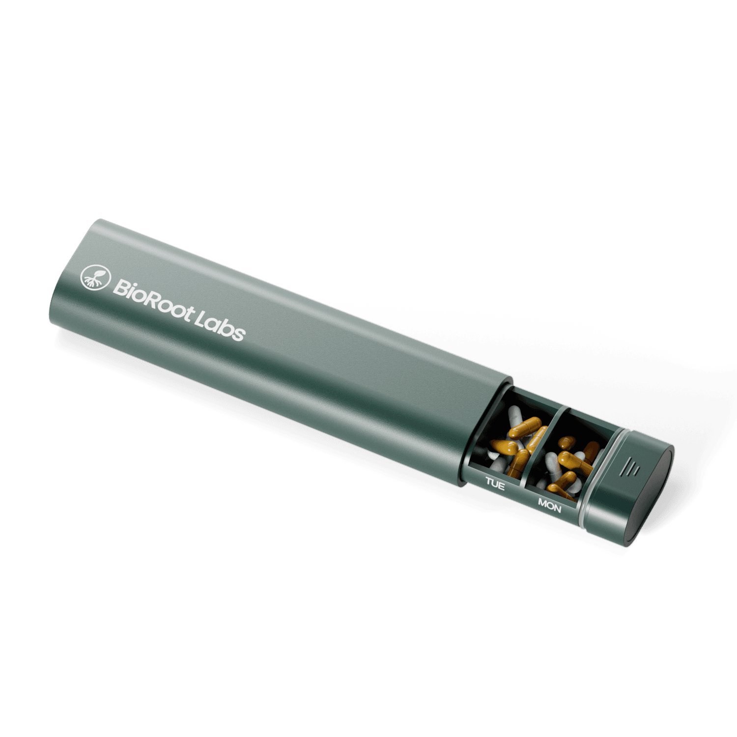 BioRoot Labs — Pill case 3D render